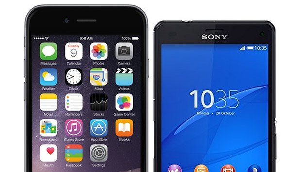 apple iphone 6 xperia z3 compact