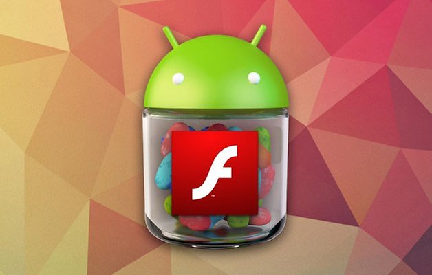 flash player android logo jelly bean