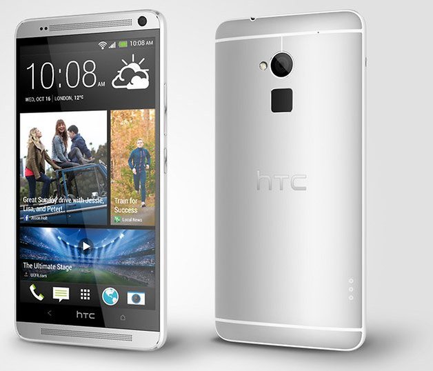 htc one max front back