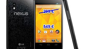 Nexus 4 für 299 oder 549 Euro: Google bringt Preisgefüge durcheinander