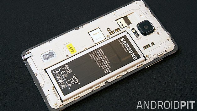 samsung galaxy note 4 back open