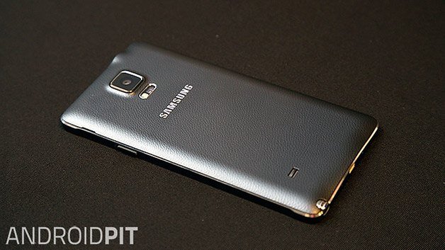 samsung galaxy note 4 back top