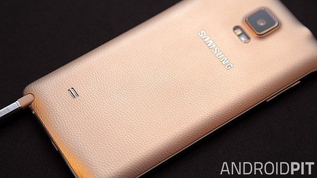 samsung galaxy note 4 gold back