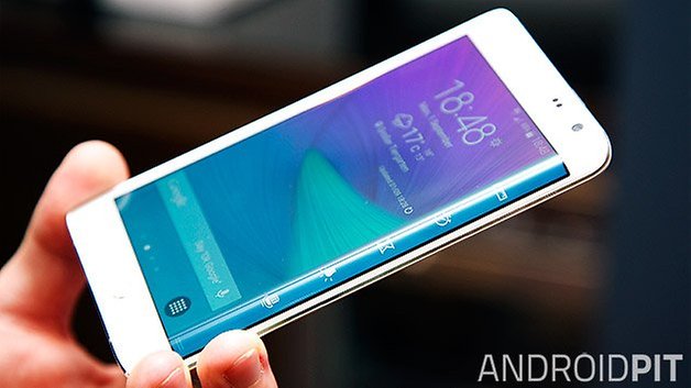 samsung galaxy note edge curved display