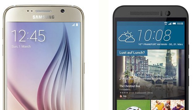 samsung galaxy s6 vs htc one m9