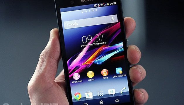 sony xperia z android 4 3
