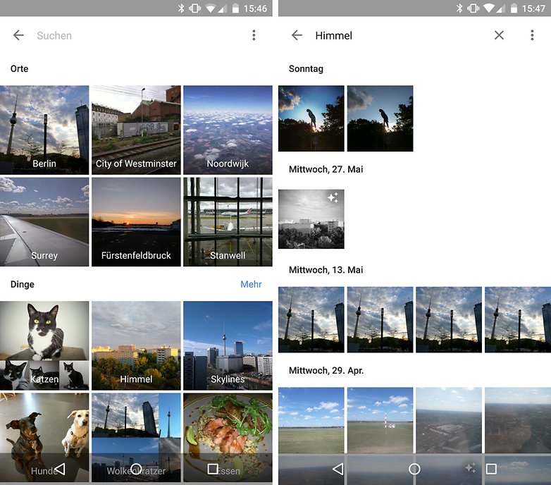 google photos suche