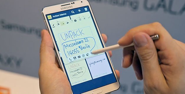 galaxy note 3 action memo