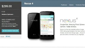 [Update] Nexus 4 im US-Play-Store: Lange Lieferzeiten