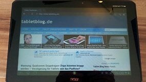 Tegra 3 und ICS - Erstes deutsches Unboxing vom Acer Iconia Tab A510