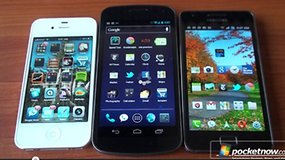 Battle of the Displays: Galaxy Nexus vs. Galaxy S2 vs. iPhone 4S