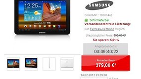 [Deal] Galaxy Tab 8.9 in Weiß mit 16 GB und UMTS für 379 €
