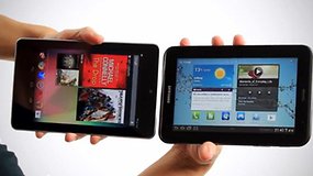 Google Nexus 7 vs Samsung Galaxy Tab 2 7.0 (comparaison vidéo)