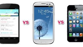 Google Nexus 4 vs Samsung Galaxy S3 vs Apple iPhone 5