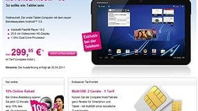 Motorola Xoom 10.1“ Android 3.0 „Honeycomb“ Tegra 2 Tablet ab 30. April bei Telekom erhältlich