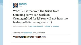 CyanogenMod Developer bekommt Galaxy S2 von Samsung – „Hau rein, hau CM7 drauf“
