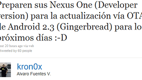 Gingerbread für das Nexus One schon diese Woche? (Gerücht)
