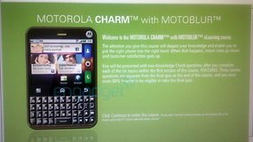 Motorola Charm - Blackberry Verschnitt im Quadrat