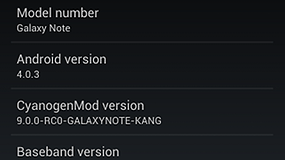 CyanogenMod For Galaxy Note– First Alpha Download Ready