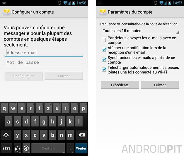 comment configurer mails android 1