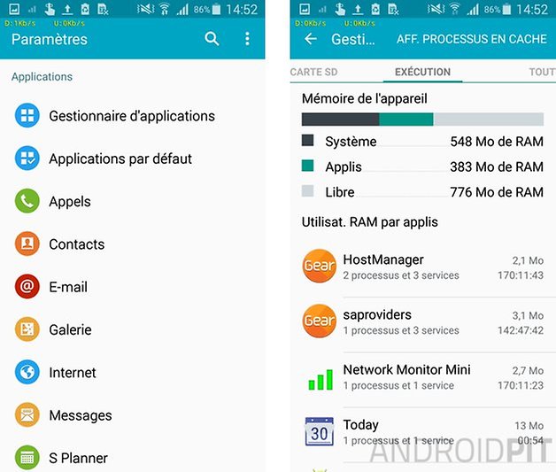 comment quitter application samsung 2