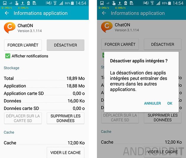 comment quitter application samsung 4