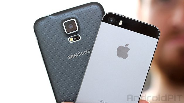 comparaison iphone 5s samsung galaxy s5