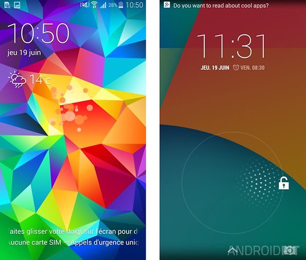 comparatif touchwiz android pur 1