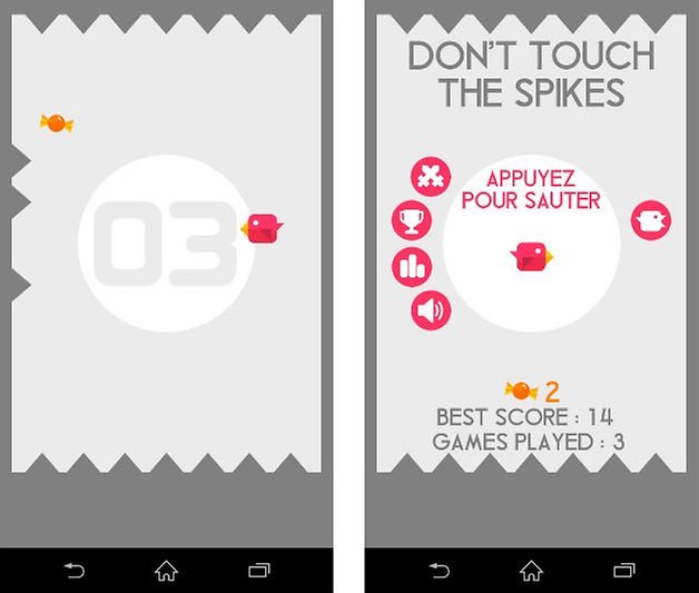 jeu android durs dont touch spikes