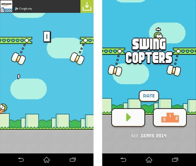 jeu android durs swing copters