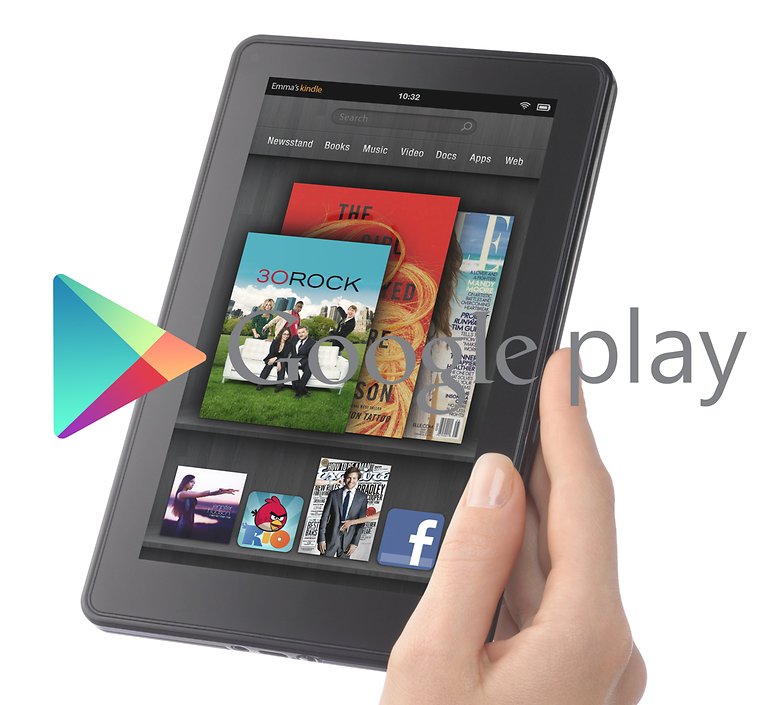 kindle fire google play store