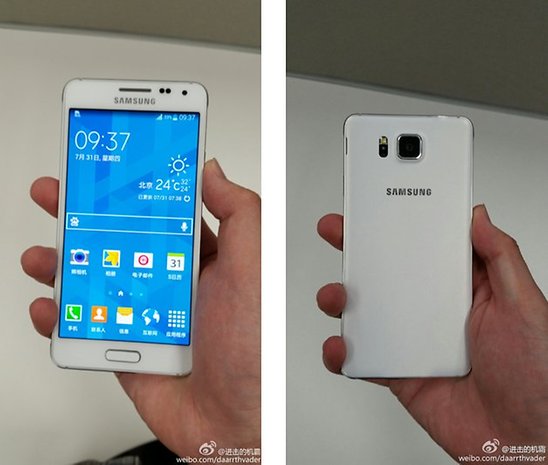 Galaxy F (Alpha) front and back view