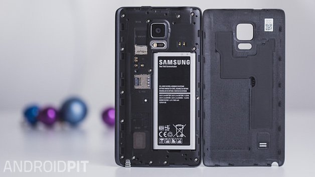 Samsung Galaxy Note battery edge