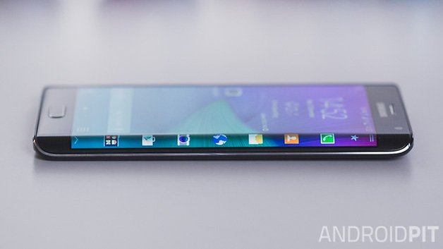 Samsung Galaxy Note screen side edge