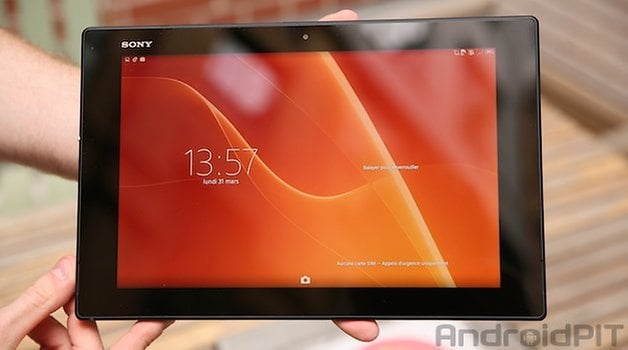 sony xperia z2 tablet front