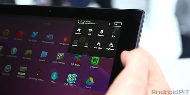 Sony Xperia Z2 Tablet - Prise en main