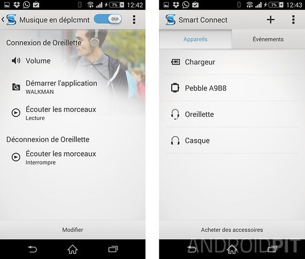 trucs astuces sony xperia z1 smart connect