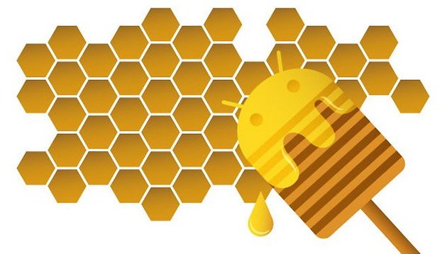 honeycomb android illustration