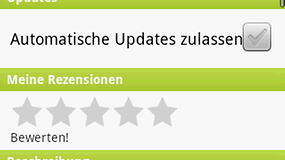 Market Update für Android Version kleiner 2.2