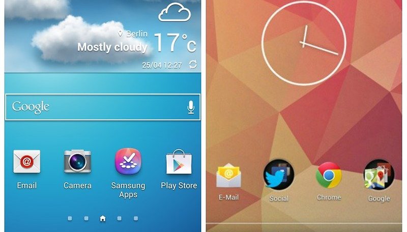 touchwiz android homescreen