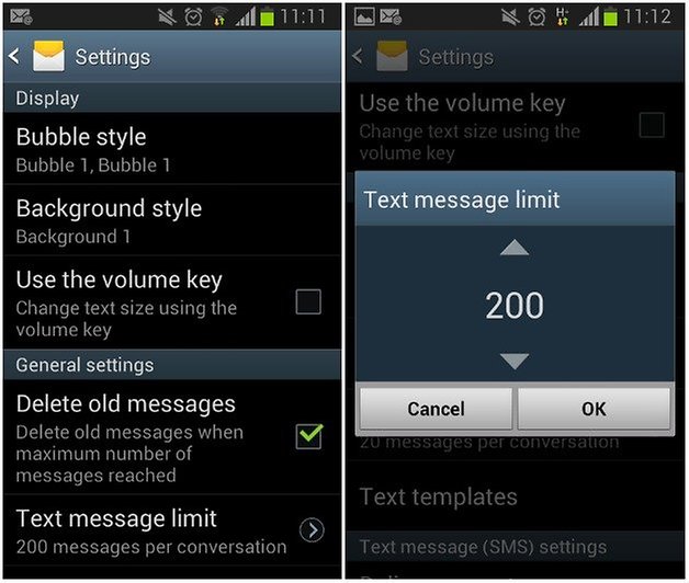 androidpit samsung delete text messages