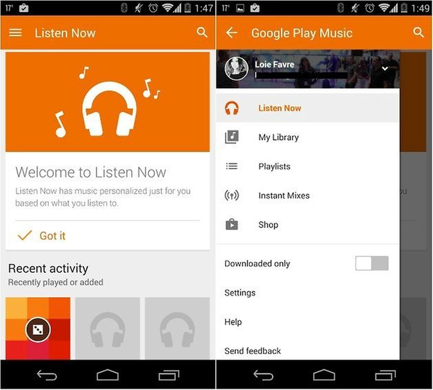 androidpit google play music lollipop