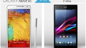 Device Wars: Galaxy Note 3 vs Xperia Z Ultra
