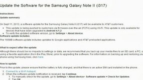 AT&T Galaxy Note 2 gets OTA update: big but insignificant