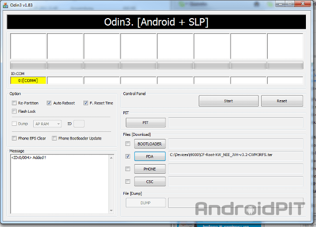 root galaxy s 9000 odin 2