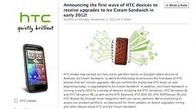 Who's Getting What: HTC Confirms Ice Cream Sandwich Update for Sensation and EVO3D