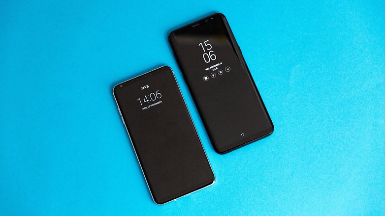 AndroidPIT LG V30 vs Galaxy S8 Plus 5