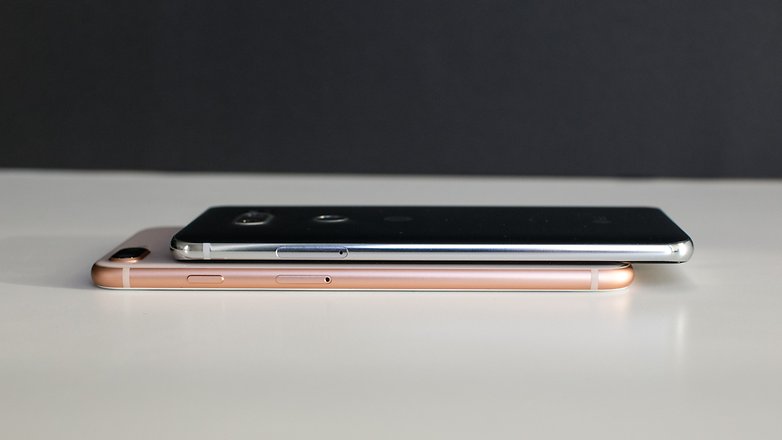 AndroidPIT LG V30 vs iPhone 8 Plus 3