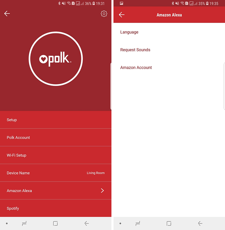 Polk Command Bar App Screenshot