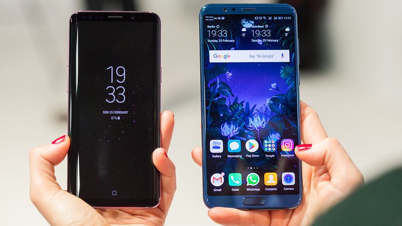 AndroidPIT samsung galaxy s9 vs honor view 10 7275